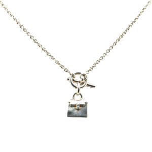 エルメス アミュレット ケリー ネックレス シルバー SV925 シルバー レディース HERMES 【中古】