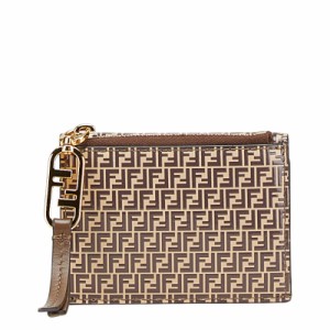 FENDI フェンディ ズッカ 二つ折り財布（小銭入れあり） PVC