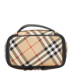 バーバリー burberry ポーチ ミラー付き ノバチェックの通販｜au