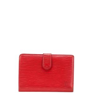 ルイ・ヴィトン エピレザー 二つ折り財布 レッド LOUIS VUITTON ルイヴィトン 二つ折り財布 エピ レッド 赤