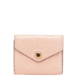 ルイヴィトン モノグラム アンプラント ゾエ 二つ折り財布 ベージュ