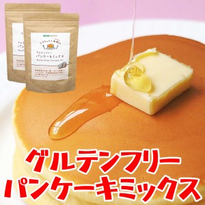 グルテンフリー パンケーキミックス 400g 200g×2袋 国産米粉 有機ココナッツ粉 ホットケーキミックス 送料無料 メール便 ダイエット食品