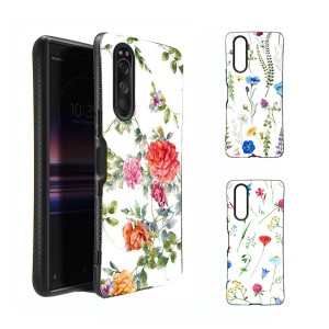 花柄 iFace mall スマホケース iPhone11 Pro Max Xperia5 Xperia 10II 1II XZ3 Galaxy S10 S20 Plus ギャラクシー note10Plus カバー ア