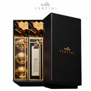 VERTINI 24Kゴルフボール＆ネームプレートセット