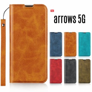 arrows 5G F-51A ケース 手帳型 arrows 5G スマホケース ストラップ付き 薄型 カード収納能 訳アリ商品