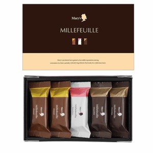 御礼 卒業 卒園 新生活 ギフト メリーチョコレート ミルフィーユ 5個 チョコレート
