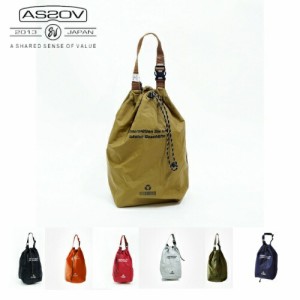 アッソブ AS2OV VIROBLOCK RECYCLED NYLON 70D RIP ECO BAG エコバッグ アウトドア バック コンパクト 抗菌 抗ウイルス リサイクルナイロ