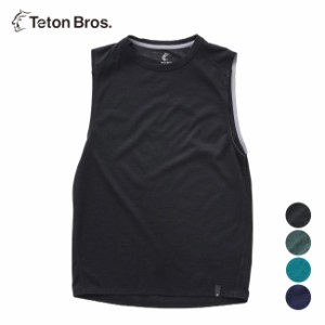 ティートンブロス Teton Bros.  アクシオライトノンスリーブ (Men) Axio Lite Non Sleeve (Men)  ノースリーブ ハイブリッドウール ベー