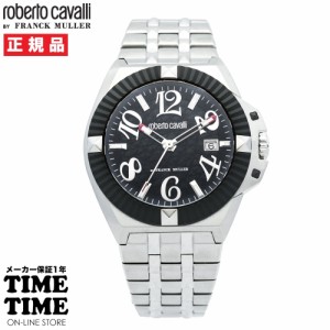 roberto cavalli BY FRANCK MULLER ロベルト・カヴァリ バイ フランク・ミュラー メンズ ブラック RV1G181M1021 【安心のメーカー1年保証