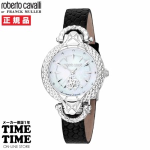 roberto cavalli BY FRANCK MULLER ロベルト・カヴァリ バイ フランク・ミュラー レディース ホワイト（マザーオブパール） RV1L165L0011