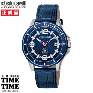 roberto cavalli BY FRANCK MULLER ロベルト・カヴァリ バイ フランク・ミュラー メンズ ダークブルー RV1G217L0021 【安心のメーカー1年