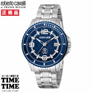 roberto cavalli BY FRANCK MULLER ロベルト・カヴァリ バイ フランク・ミュラー メンズ ダークブルー RV1G217M0051 【安心のメーカー1年