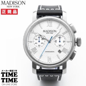 MADISON NEW YORK マディソンニューヨーク Vandam ヴァンダム シルバー メンズ MA011009-1 【安心の1年保証】