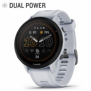 GARMIN ガーミン Forerunner 955 フォアランナー955 Dual Power White 010-02638-D1 【安心のメーカー1年保証】 Suica対応