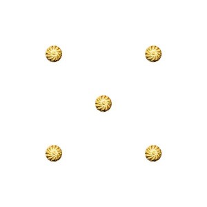 ボンネイル Bonnail スパイラルフィットスタッズ ゴールド1.5mm 80個 メール便(ネコポス)対応 パーツ/スタッズ/ストーン/ジェルネイルパ