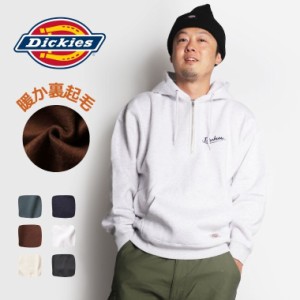 Dickies 裏起毛 ハーフジップ パーカー メンズ レディース ユニセックス 男女兼用 長袖  スウェット  ストリート 34786437