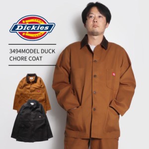 Dickies 3494MODEL DUCK CHORE COAT  メンズ ディッキーズ ミリタリー ワーク カバーオール コーデュロイ  大きめ  ブラック キャメル　8