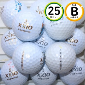 25個 ゼクシオ プレミアム 18〜19年モデル Bランク ホワイト ダンロップ XXIO premium 中古 ロストボール 送料無料