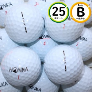 25個 ホンマ TW-X ホワイト Bランク  HONMA 中古 ロストボール ゴルフボール 送料無料 snt