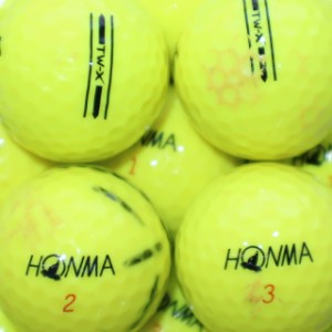 25個 ホンマ TW-X 2021年モデル イエローカラー Bランク  HONMA 中古 ロストボール ゴルフボール 送料無料 snt