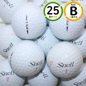 25個 SNELL GOLF MTB-X Bランク スネル 中古 ロストボール 送料無料 snt