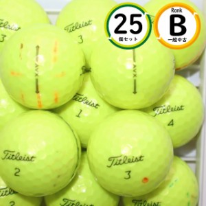 25個 2022年モデル タイトリスト AVX イエローカラー Bランク TITLEIST 中古 ロストボール 送料無料