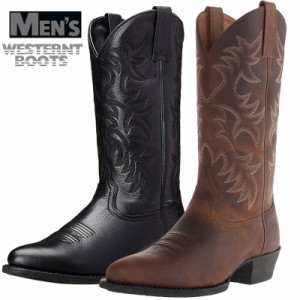 WESTERNT BOOTS ウエスタンブーツ メンズ 男性用 シューズ 靴 ブーツ カウボーイブーツ カントリーブーツ 乗馬 乗馬用品 馬 馬具