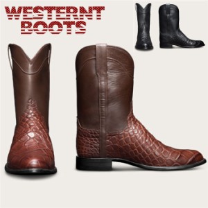 WESTERNT BOOTS ウエスタンブーツ メンズ 男性用 シューズ 靴 ブーツ カウボーイブーツ カントリーブーツ 乗馬 乗馬用品 馬 馬具