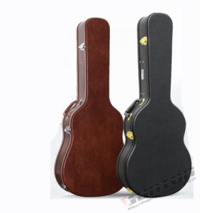 ギターケース ハードケース 木製 ギグバッグ アコギケース アコースティックギターケース41インチ クッション付き 2WAY リュック型 手提