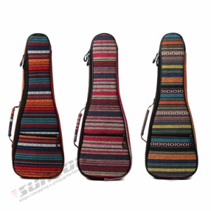 Ukulele Case ウクレレケース ウクレレ 楽器 ケース バッグ ソフトケース リュック ソプラノ コンサート クッション付き 軽量 