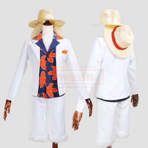 ONE PIECE（ワンピース） 海賊王 風 モンキー・D・ルフィ コスプレ 衣装cosplay仮装 コ スチューム 演出服 アニメ ゲーム ハロウィン変装