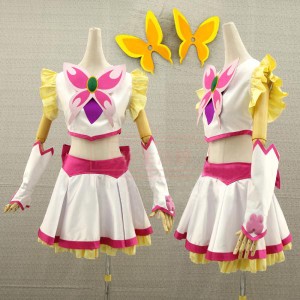 Yes プリキュア5 風 夢原 のぞみ キュアドリーム コスプレ衣装  演出服 cosplay 変装 仮装 撮影 祭り