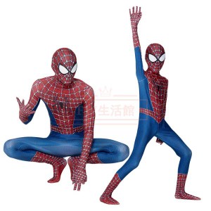 Spider-Man スパイダーマン 子供 子ども用 人気 タイツ 全身タイツ 弾力性 伸縮性 コスチューム コスプレ 仮装 ハロウィーン 変装