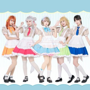 ラブライブ Aqours サンシャイン コスプレ衣装LoveLiveメイド 服 変装 仮装 コスチューム 大人 イベント アニメ