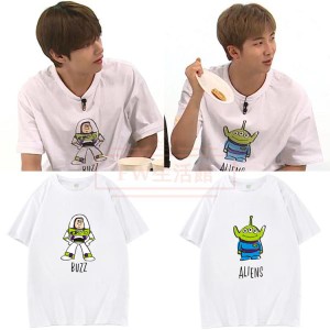 BTS(防弾少年団) V 韓流グッズ 半袖Tシャツ コート新入荷 春夏 Tシャツ 男女兼用 応援服 打歌服 ウェア ペアルック