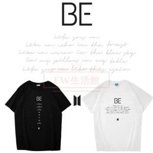 BTS(防弾少年団) LIFE GOES ONT韓流グッズ 半袖Tシャツ コート新入荷 春夏 Tシャツ 男女兼用 応援服 打歌服 ウェア ペアルック