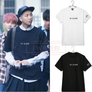 BTS(防弾少年団) jungkook 韓流グッズ 半袖Tシャツ コート新入荷 春夏 Tシャツ 男女兼用 応援服 打歌服 ウェア ペアルック