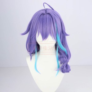 バーチャルYouTuber　VTuber 水無世燐央 コスプレウィッグ かつら WIG 高温耐熱 cosplay イベント アニメ ハロウィン仮装