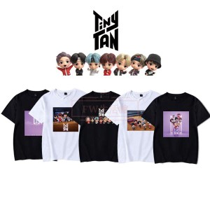 BTS(防弾少年団) MAP OF THE SOUL 7 Tシャツ KPOP 半袖 打歌服 応援服 グッズ レディース メンズ 男女兼用 春夏Tシャツ 韓流グッズ 2色