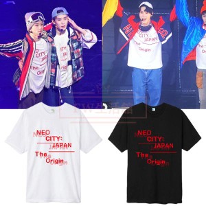 NCT127韓流グッズ Tシャツ NeoCity TheOrigin 応援服 打歌服 ペアルック Tシャツ男女兼用 半袖Tシャツ 激安