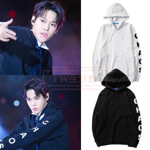 nct 127 DoYoung 韓流グッズ パーカー スウェット フード付き 春秋 男女兼用 周辺 応援服 打歌服ウェア ペアルック