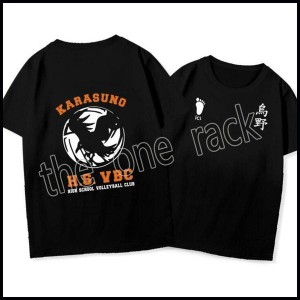 ハイキュー!! Haikyuu!! 烏野高校 飛べTシャツ ライブ 運動 イベント バレーボール 応援服 コスプレ衣装 仮装 男女兼用