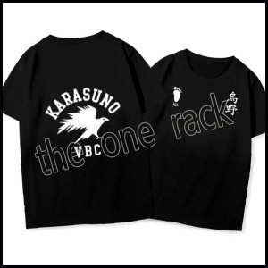 ハイキュー!! Haikyuu!! 烏野高校 飛べTシャツ ライブ 運動 イベント バレーボール 応援服 コスプレ衣装 仮装 男女兼用