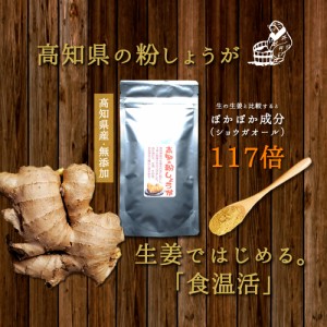 【樽の味公式】高知の粉しょうが 50ｇ 国産 生姜 粉末 無添加 ショウガオール スパイス ジンジャー パウダー 