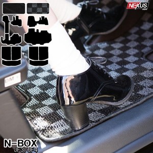 【フルSET】NBOX N-BOXカスタム JF3 JF4 前期 後期 フロアマット セカンドラグマット スーパースライドシート ベンチシート 宅配