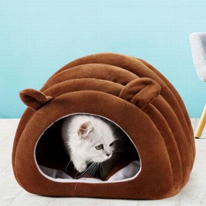 送料無料 猫ハウス ドーム型 猫ベッド 犬用 ペットベッド 暖かい ふわ休憩所 猫 小型犬