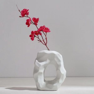 送料無料 花瓶 シンプル 陶器 北欧雑貨 一輪挿し インテリア ハンギング フラワー 造花