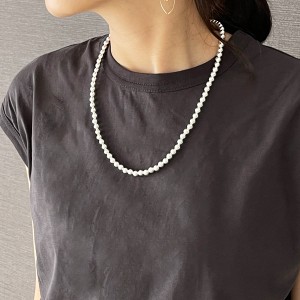 HARPO アルポ ハルポ ネックレス 20inch×50cm×6mm NAVAJOPEARL アクセサリー ナバホパール シルバー レディース