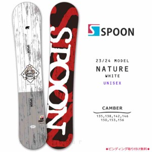 スノーボード 板 メンズ レディース SPOON スプーン NATURE 23-24 スノボー 初心者 イージー キャンバー ボード 軽量 ソフトフレックス 