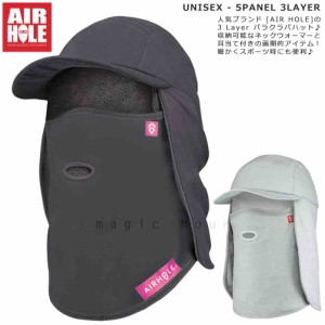 送料無料 スノーボード キャップ フードウォーマー スノボ フェイスマスク ネックウォーマー エアホール AIRHOLE グレー 白 黒 スキー ス